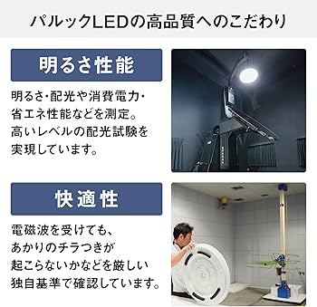 Amazon.co.jp: Panasonic HH-CE1219AH LED Ceiling Light, Dimmable